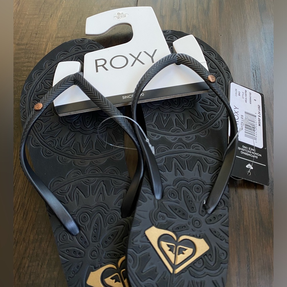 NWT Roxy Women's Antilles Flip Flop Sandal, size 8. New with tags. - Picture 3 of 7